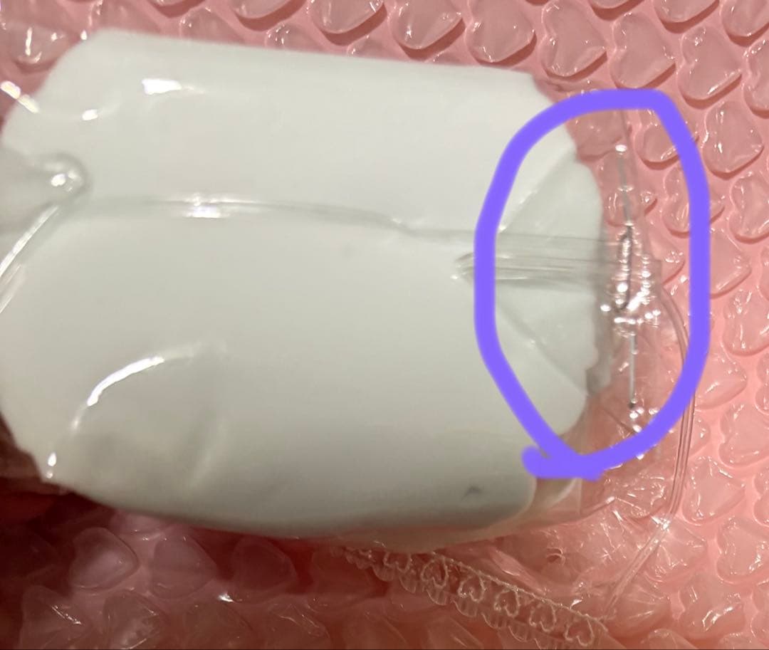 kikisquishy Mサイズ クマケーキ もち米 クリア袋 — image 3