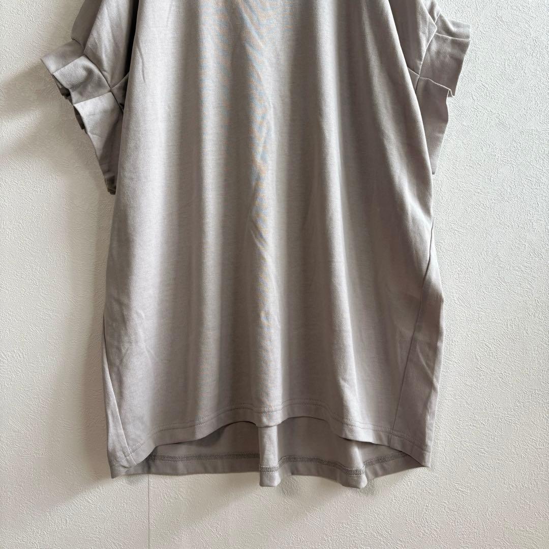 美品 シネマクラブ ハニーズ タック 袖 ゆったり カットソー クルーネック L — image 4