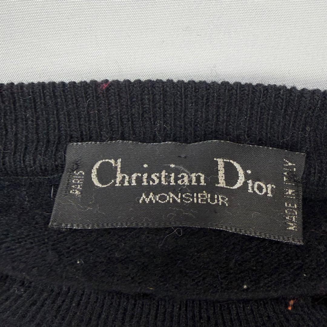 Christian Dior wool knit sweater black — image 2