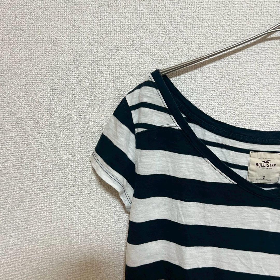 B0869HOLLISTER半袖 Tシャツ ボーダーカジュアル　デート — image 2