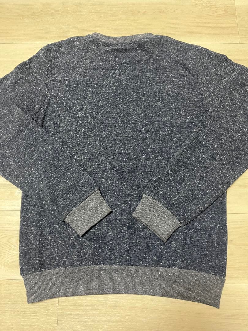 LACOSTE ラコステ クルーネック ニット セーター 杢グレー M — image 4