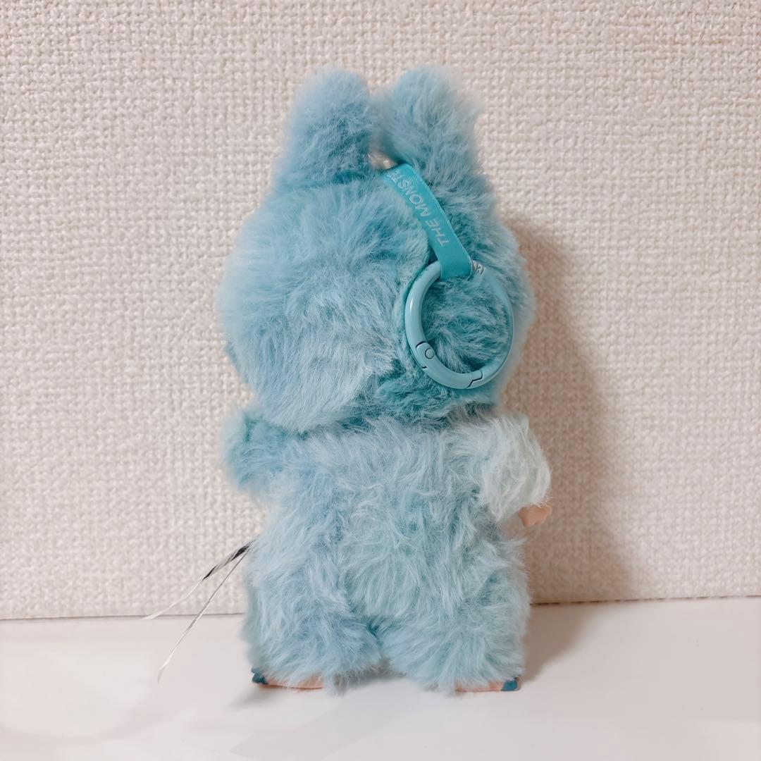 美品　ラブブ　エナジー　ぬいぐるみ　マスコット　水色 — image 4