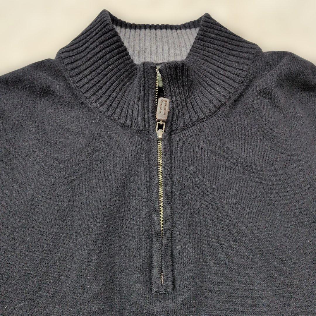 【美品】Eddie Bauer エディーバウアー カシミヤ混 ハーフジップニット — image 2