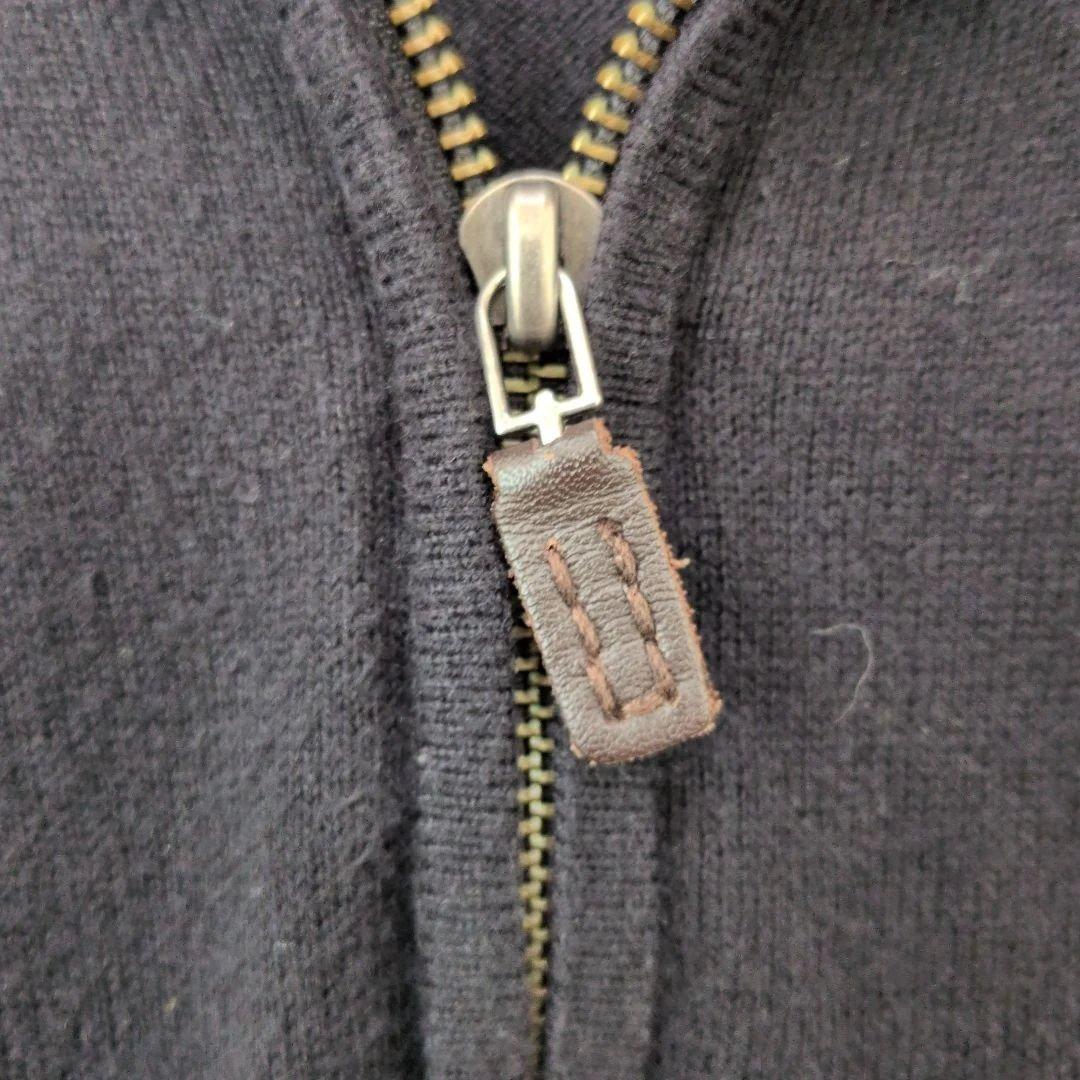 【美品】Eddie Bauer エディーバウアー カシミヤ混 ハーフジップニット — image 5