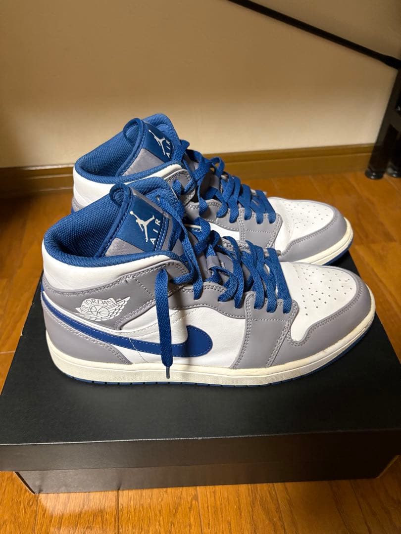 Air Jordan 1 Mid "True Blue 箱付き — image 2