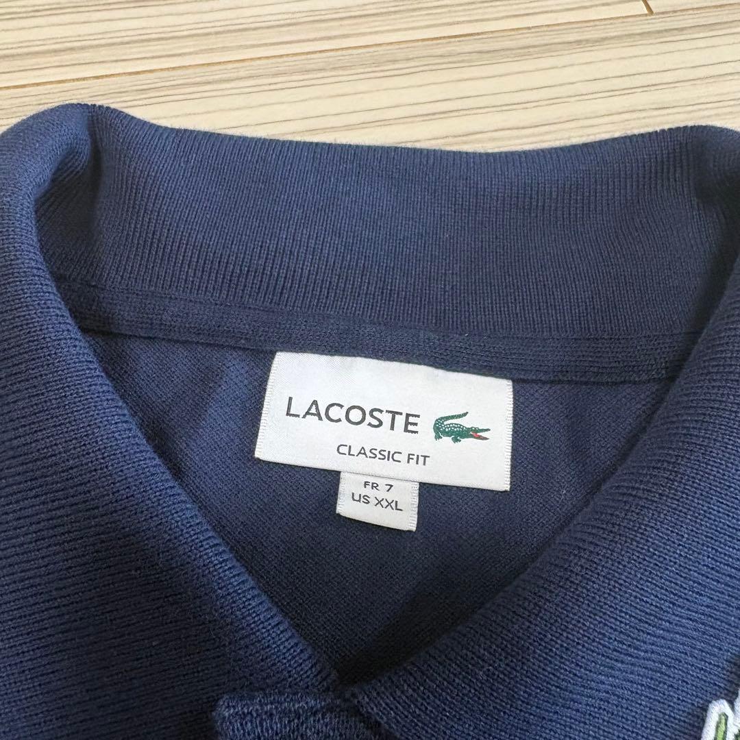 LACOSTE Rene Did It First ネイビー ポロシャツ — image 5