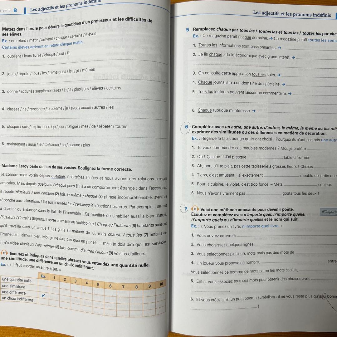 Exercices de Grammaire B1 Hachette — image 4