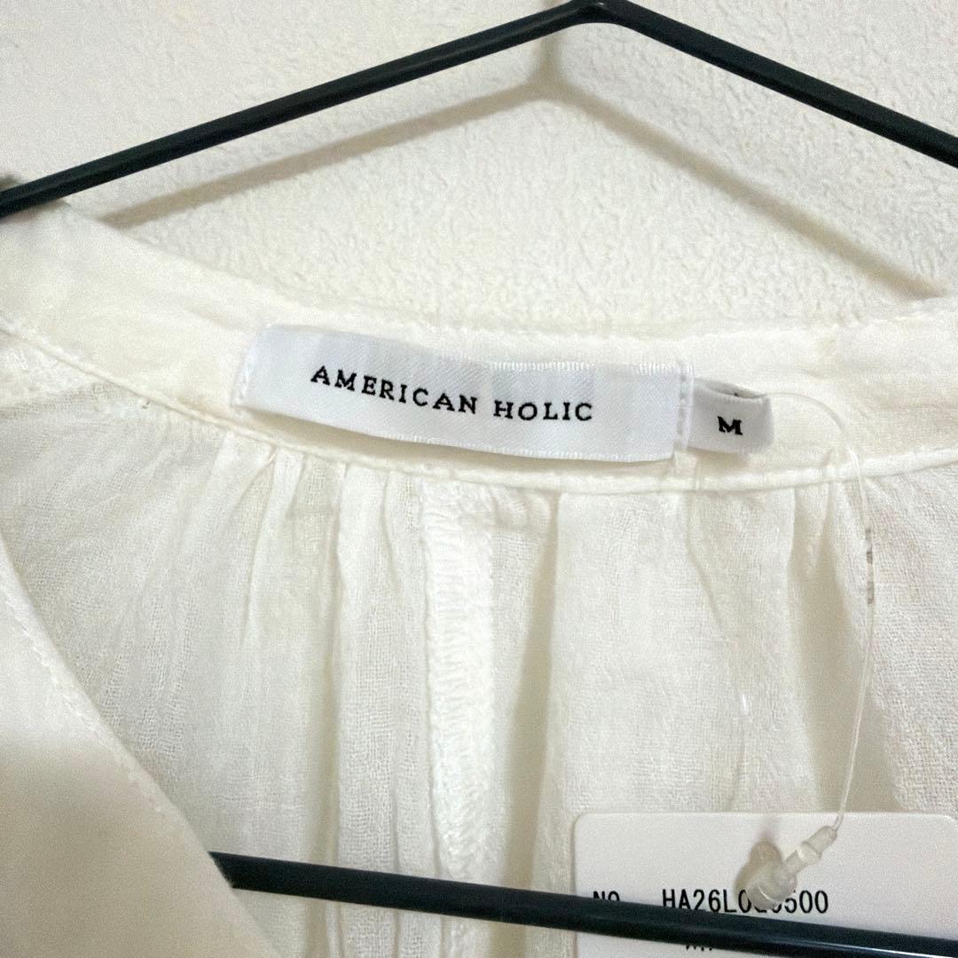 AMERICAN HOLIC チュニック ホワイト M 新品未使用 タグ付き — image 3
