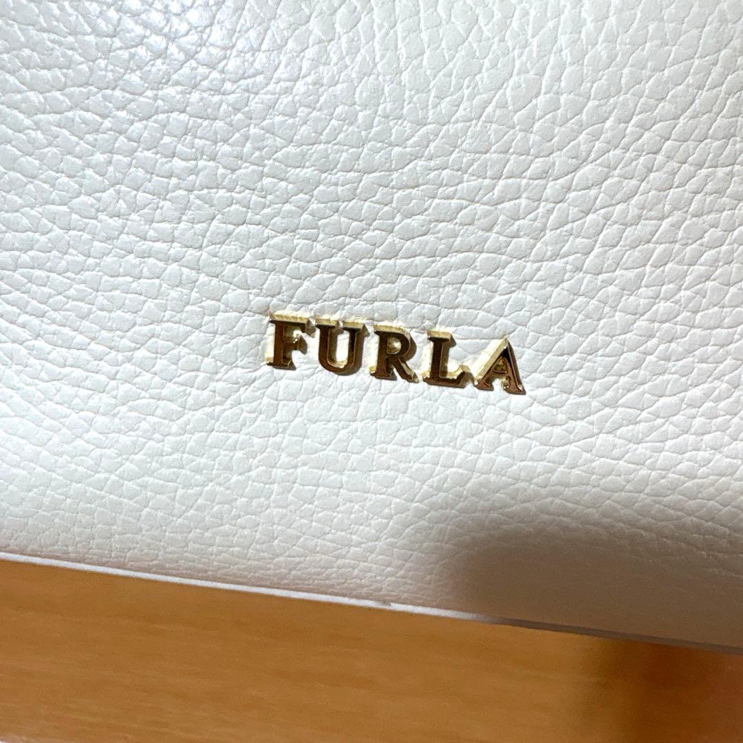FURLA 巾着型 ハンドバッグ ホワイト — image 3