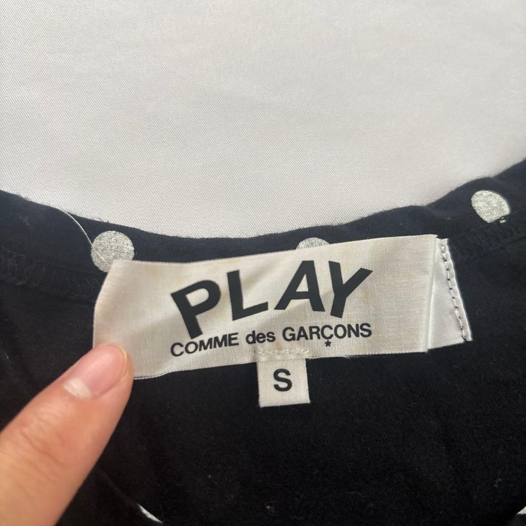 PLAY COMME de GARÇONS 長袖カットソー ドット Sサイズ — image 2
