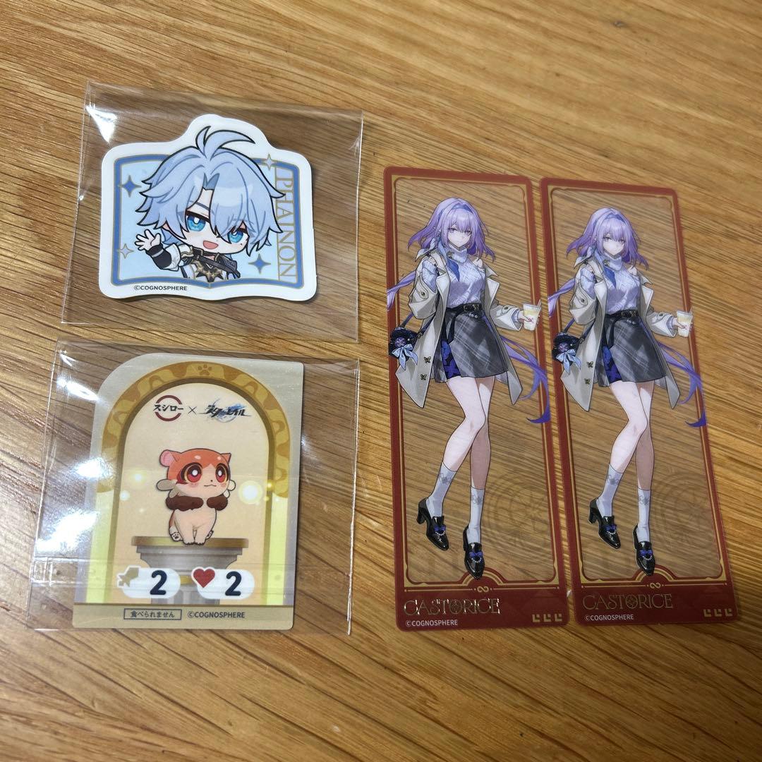 崩壊スターレイル スシローコラボ　しおり　ステッカー　ピック — image 2