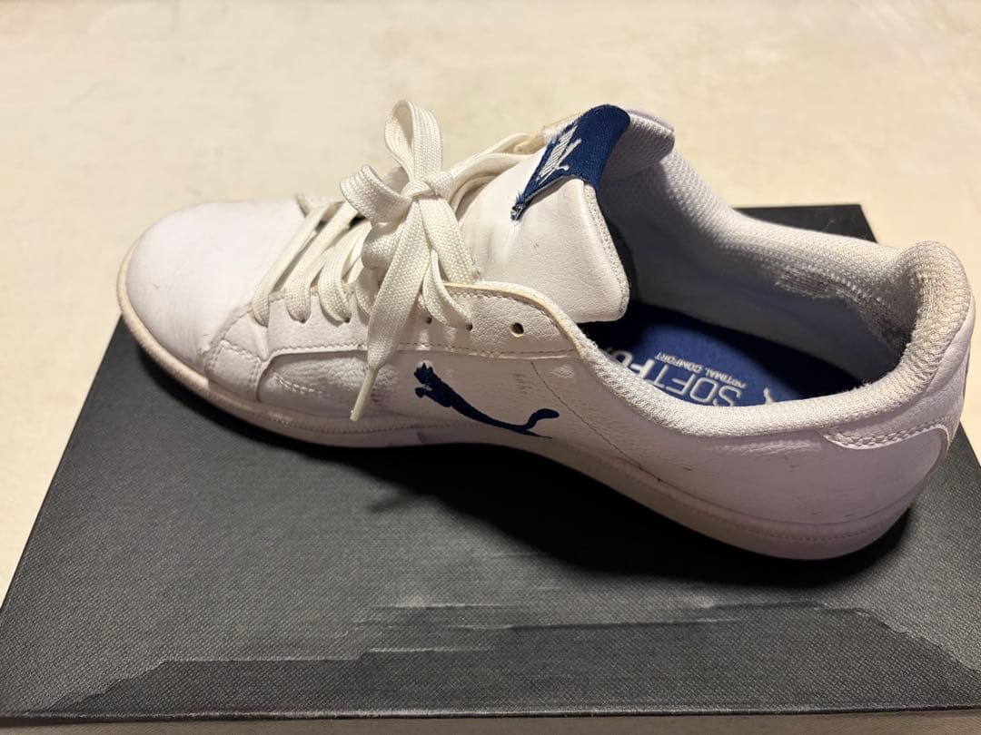 PUMA レザースニーカー 27cm ホワイト — image 4