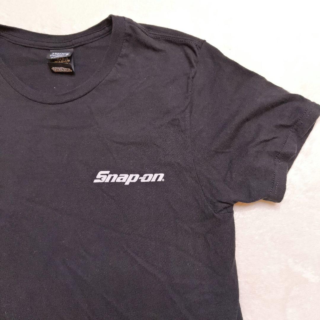 スナップオン Snap-on Tシャツ 黒 Sサイズ ヘインズ バックプリント — image 4