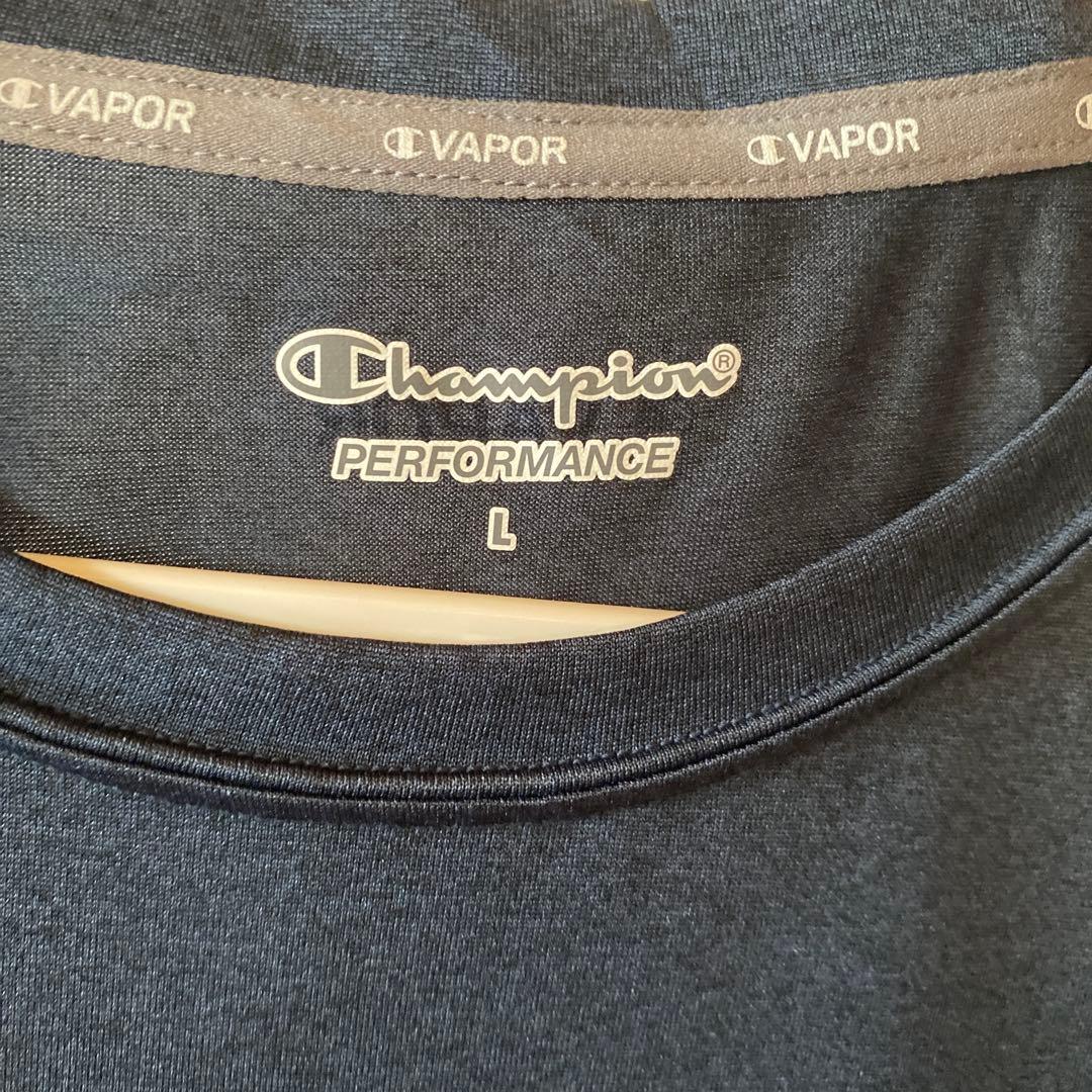 Champion VAPOR 半袖 Tシャツ ネイビー L — image 4