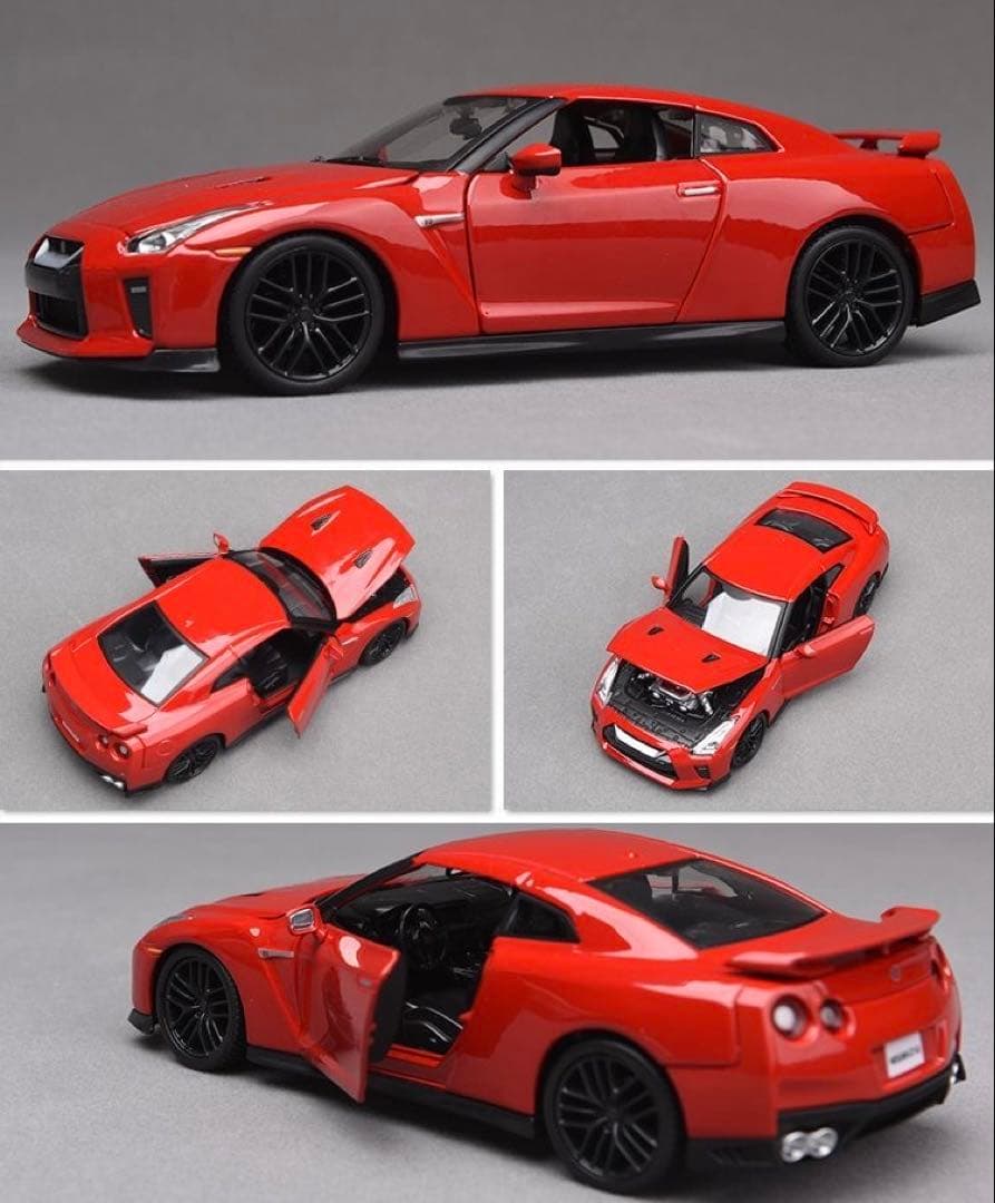 ブラーゴ 1/24 日産 GT-R 合金モデル 開閉可 ミニカー リアル — image 3