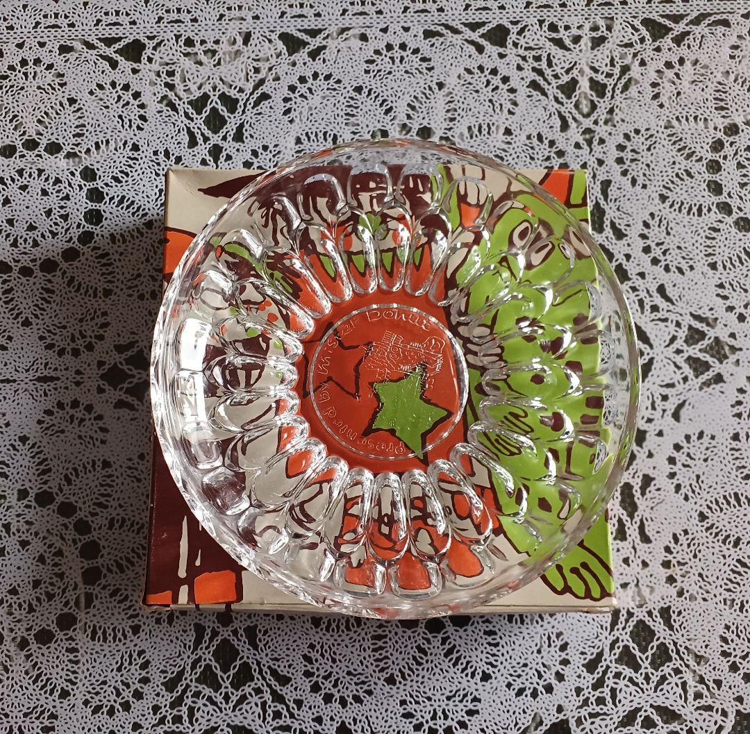 送料無料 ☆ミスタードーナツ☆　ガラス製皿 刻印Doulton　レトロ — image 4