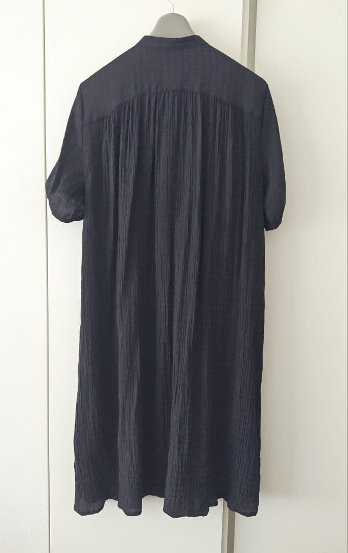 透け感あり 半袖 シャツ ワンピース M — image 2