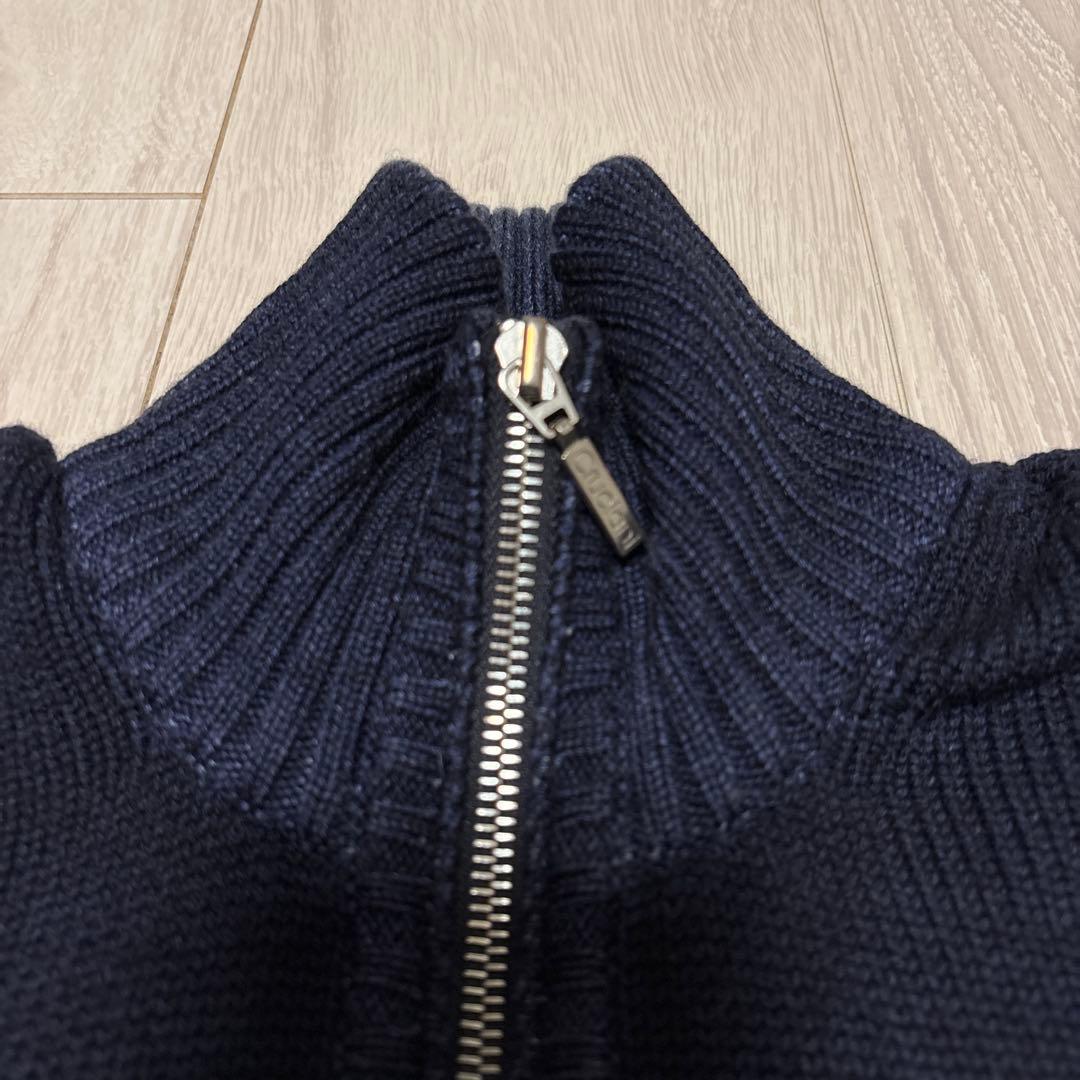 Cruciani クルチアーニ極上ジップアップ スタンドカラーネイビー46 — image 4