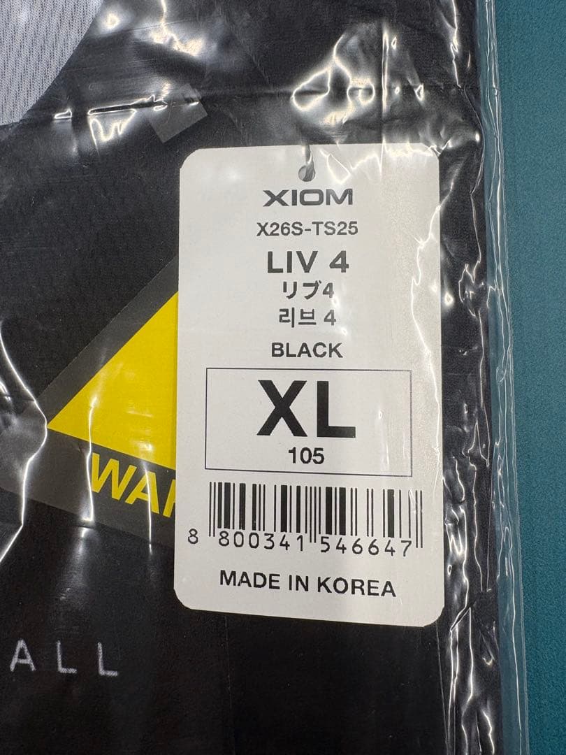 XIOM LIV 4 Tシャツ ブラック XLサイズ — image 3