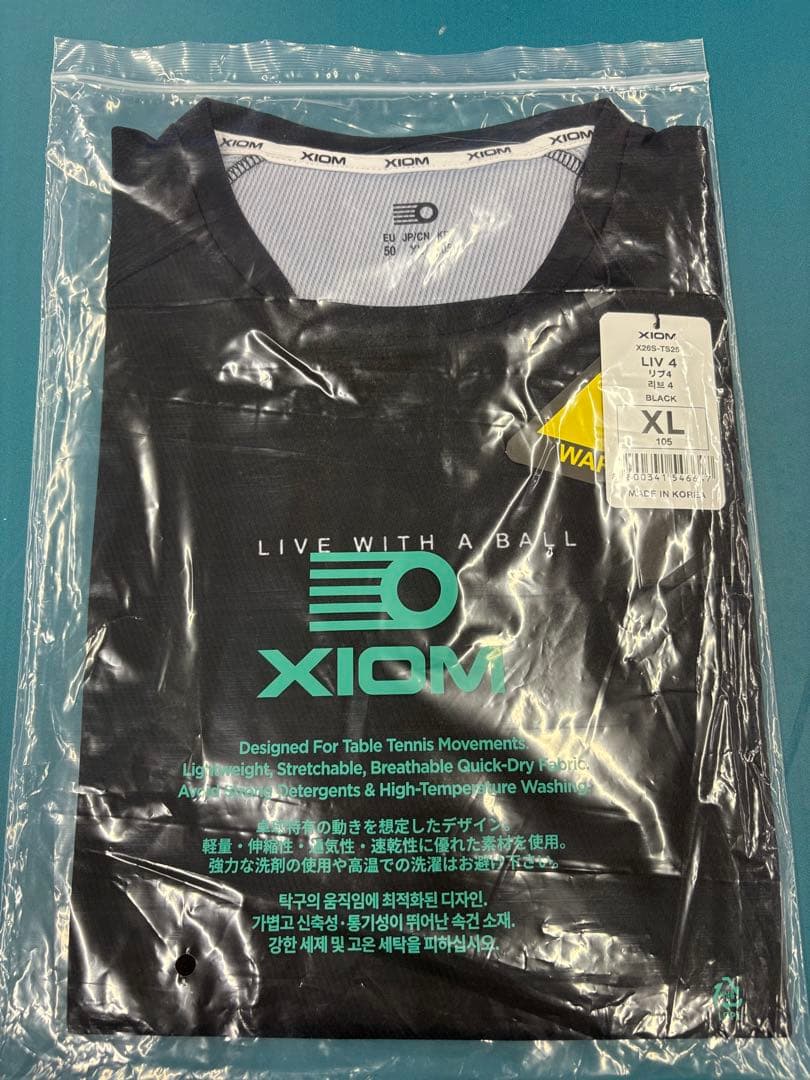 XIOM LIV 4 Tシャツ ブラック XLサイズ — image 4
