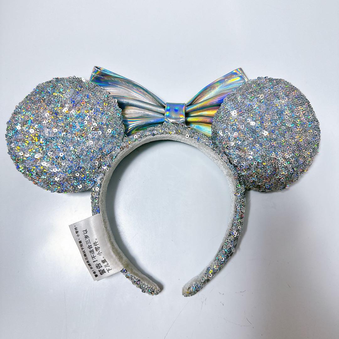 Disney カチューシャ スパンコール シルバー — image 2