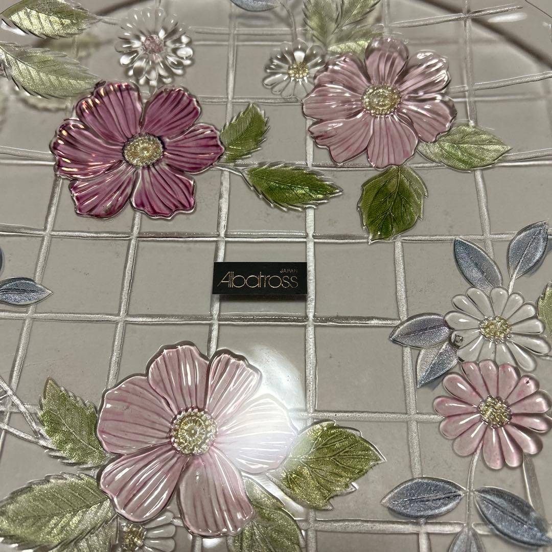 【未使用】Albatross 盛り皿　花柄 — image 2