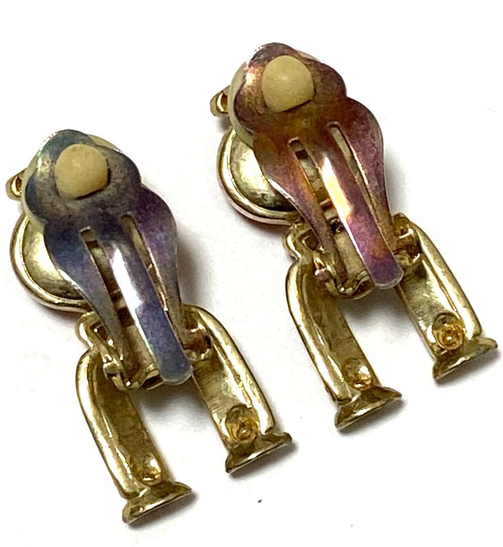 ビンテージイヤリング　レッドストーン — image 2
