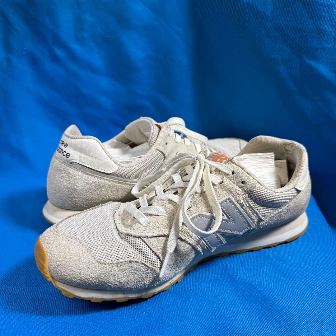 美品 New Balance 373 28cm オフホワイト クリーム ベージュ — image 5
