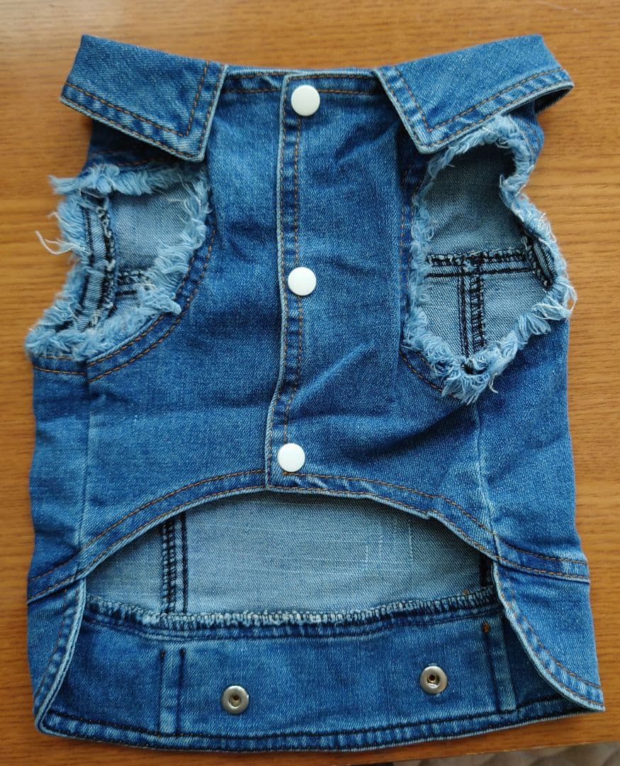 Orucale デニム 犬服 ペットウェア sizeM — image 2