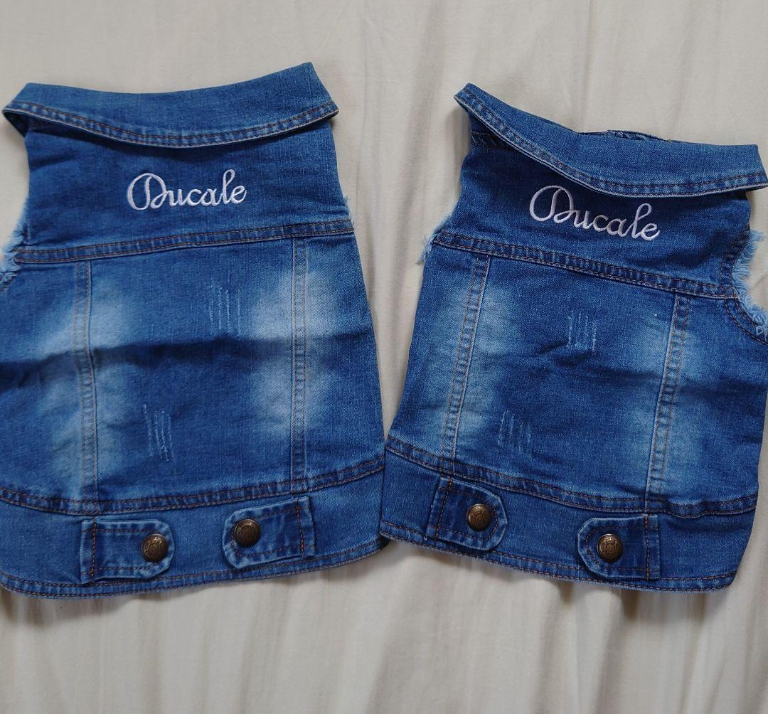 Orucale デニム 犬服 ペットウェア sizeM — image 4