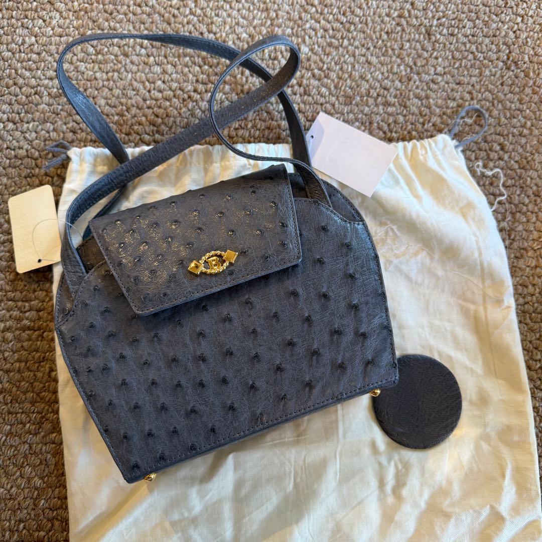 BALLY オーストリッチ ショルダーバッグ — image 2