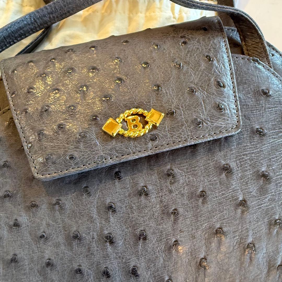 BALLY オーストリッチ ショルダーバッグ — image 4