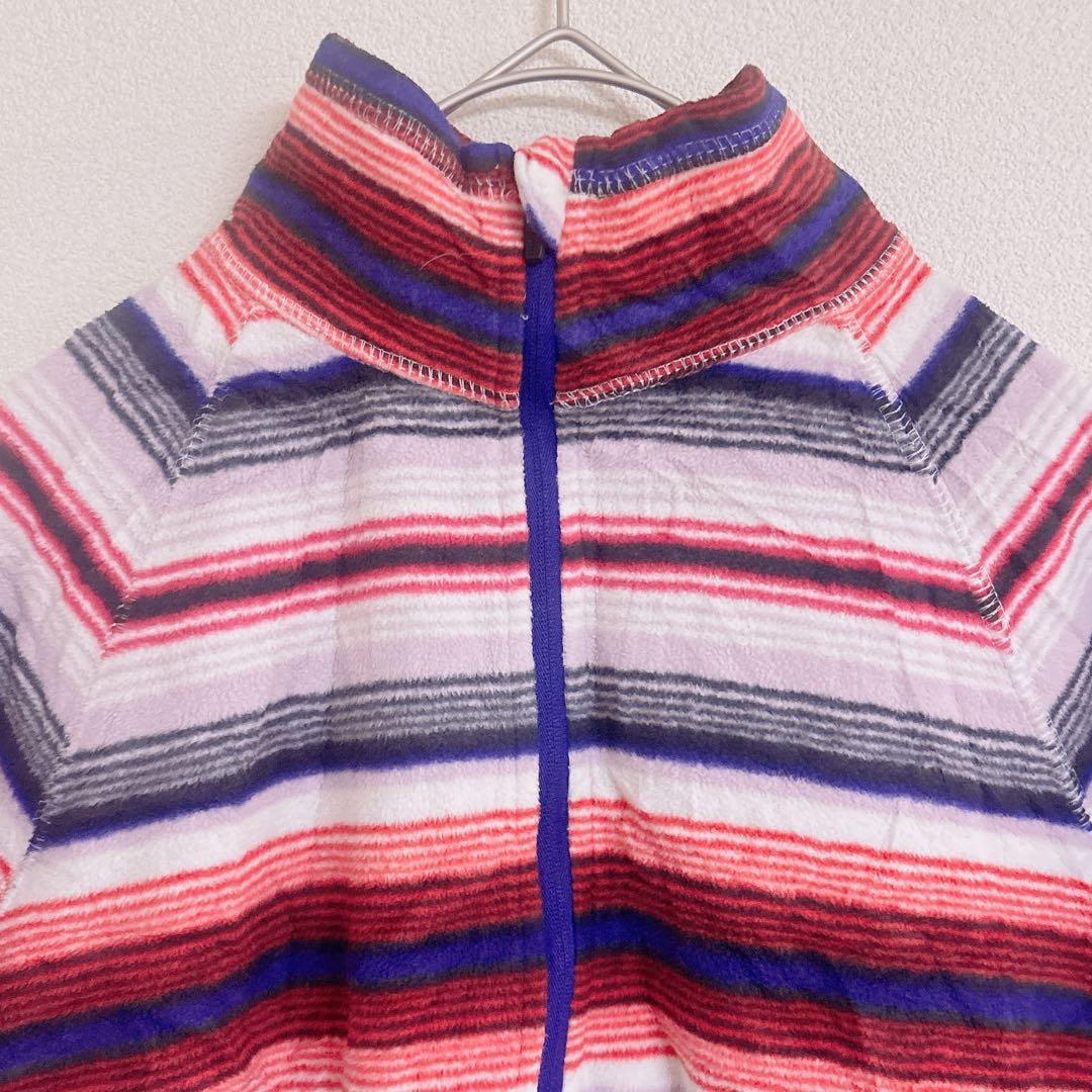 美品✨plusEddie Bauer 【S】 ストライプ ハイネック フリース — image 3