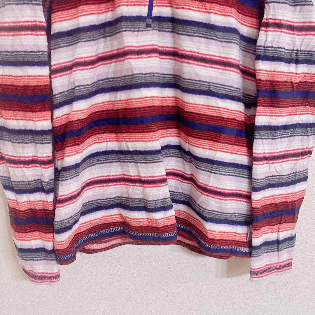 美品✨plusEddie Bauer 【S】 ストライプ ハイネック フリース — image 5