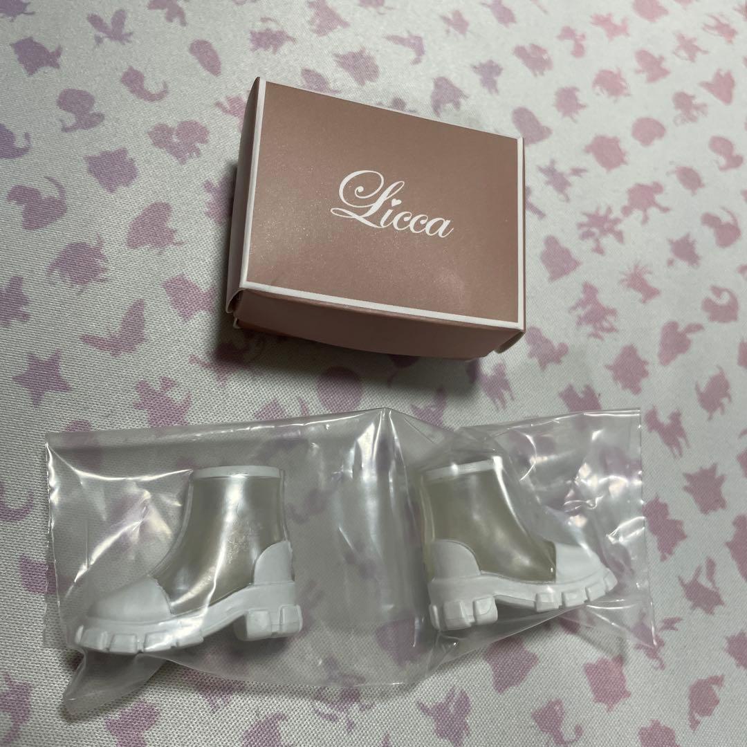 新品　Licca ① クリアシューズコレクション　クリアブーツ　ホワイト　人気 — image 3