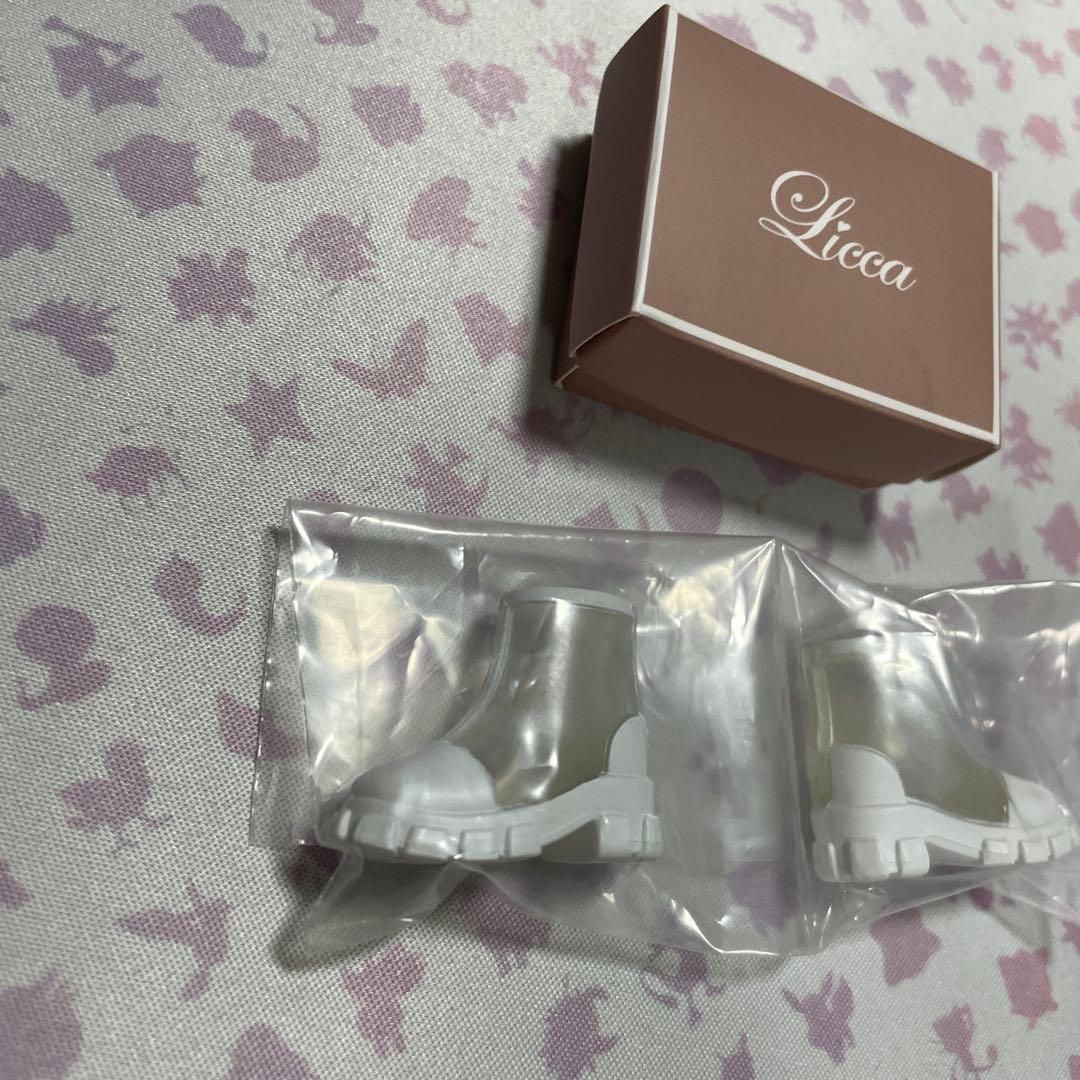 新品　Licca ① クリアシューズコレクション　クリアブーツ　ホワイト　人気 — image 4