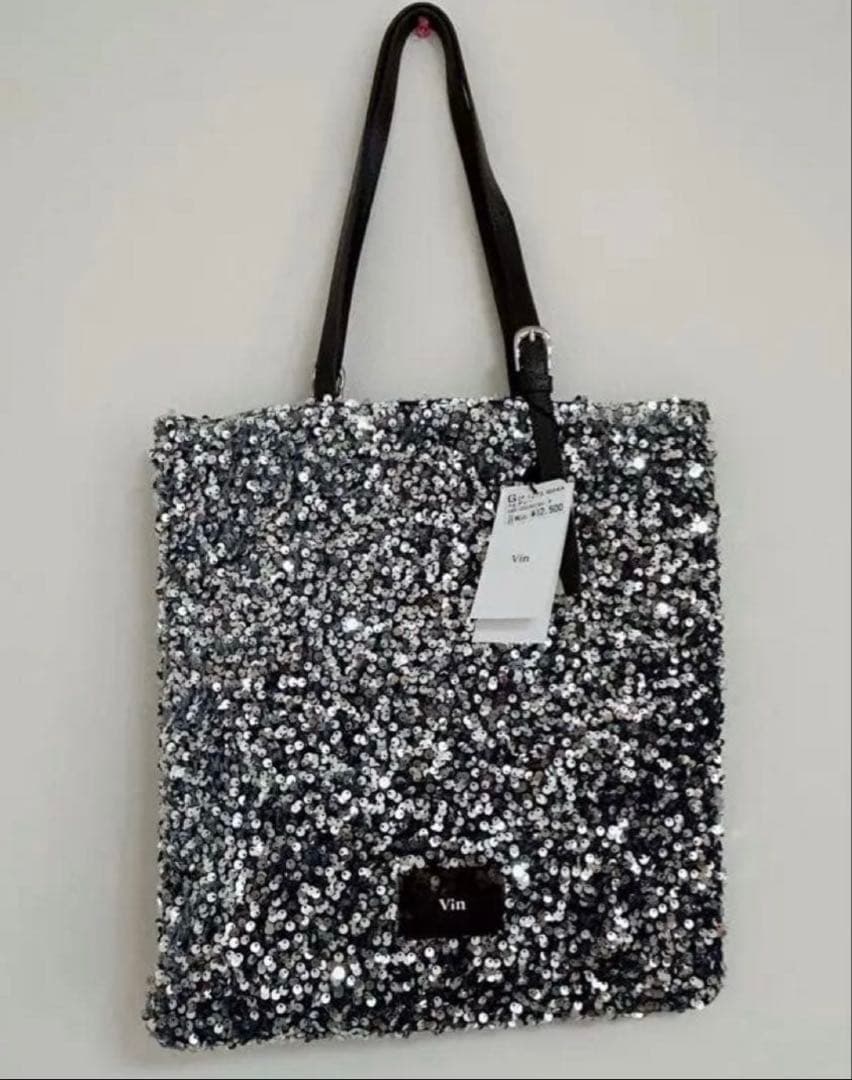 Vin スパンコール　トートバッグ — image 5