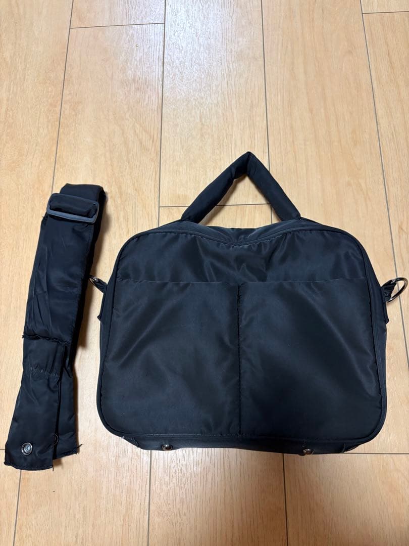 カラン calin風マザーズショルダーバック黒 — image 2