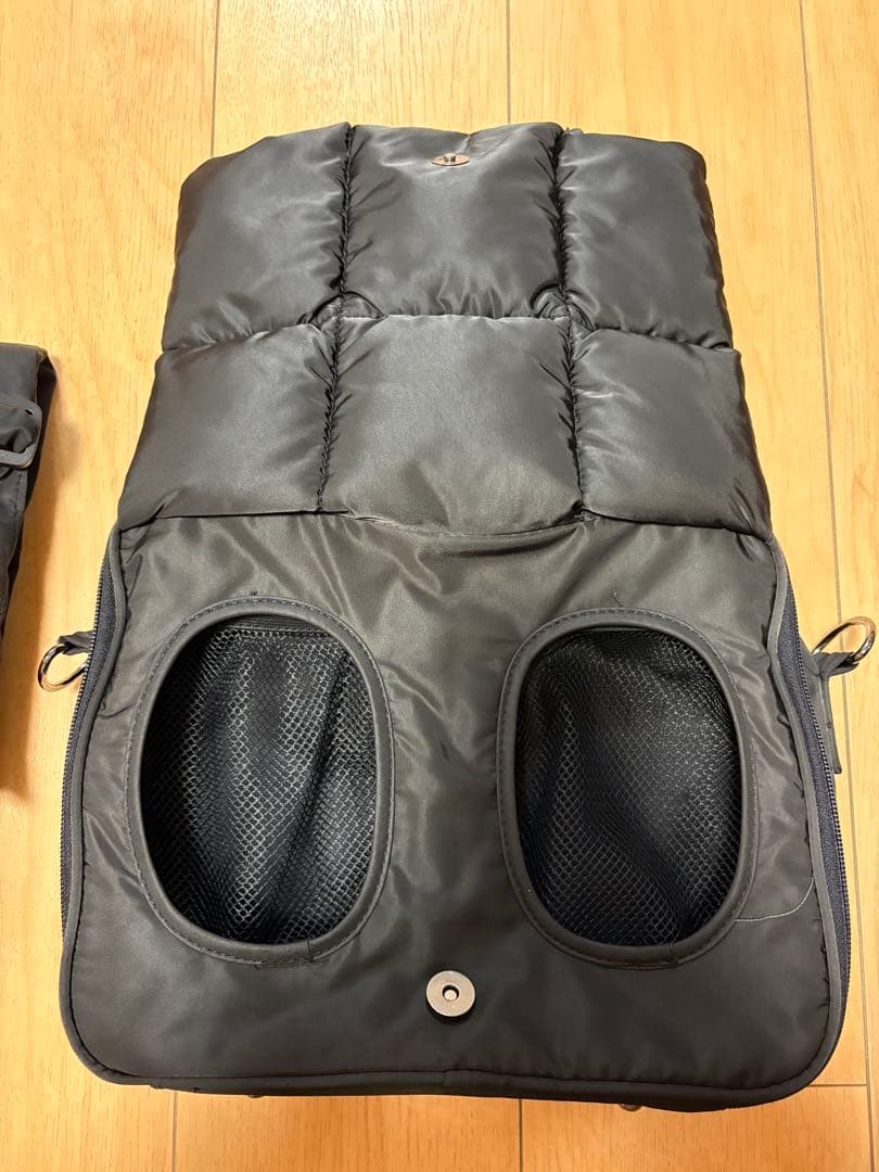カラン calin風マザーズショルダーバック黒 — image 4