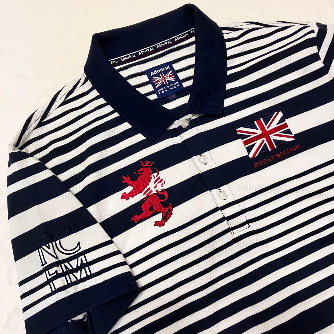 Admiral × NICOLE CLUB FOR MEN 別注 ポロ 50 — image 4