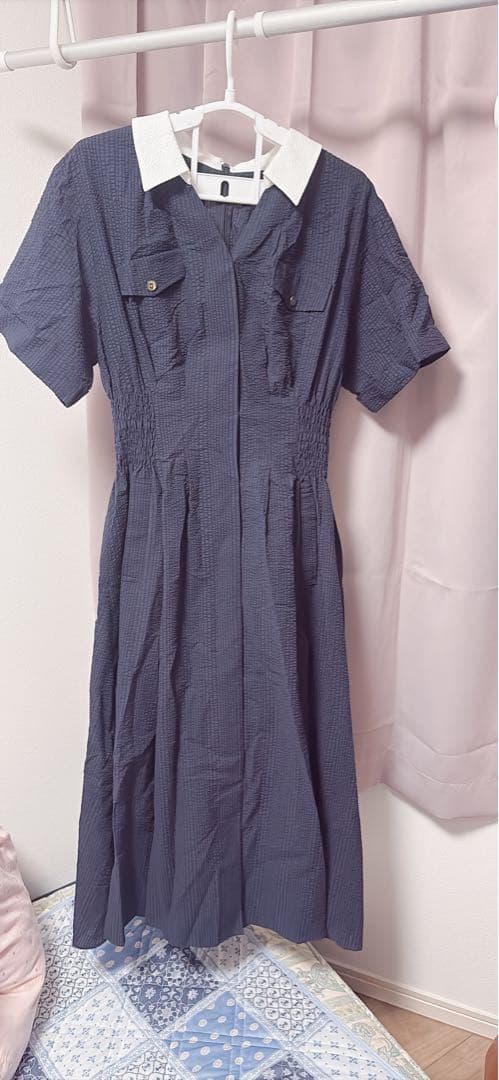 新品未使用タグ付 JUSGLITTY ワンピース ネイビー — image 3