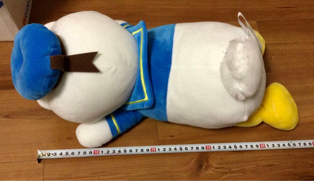 再値下げ】Disney ドナルドダック ぬいぐるみ UFOキャッチャー 寝そべり — image 5