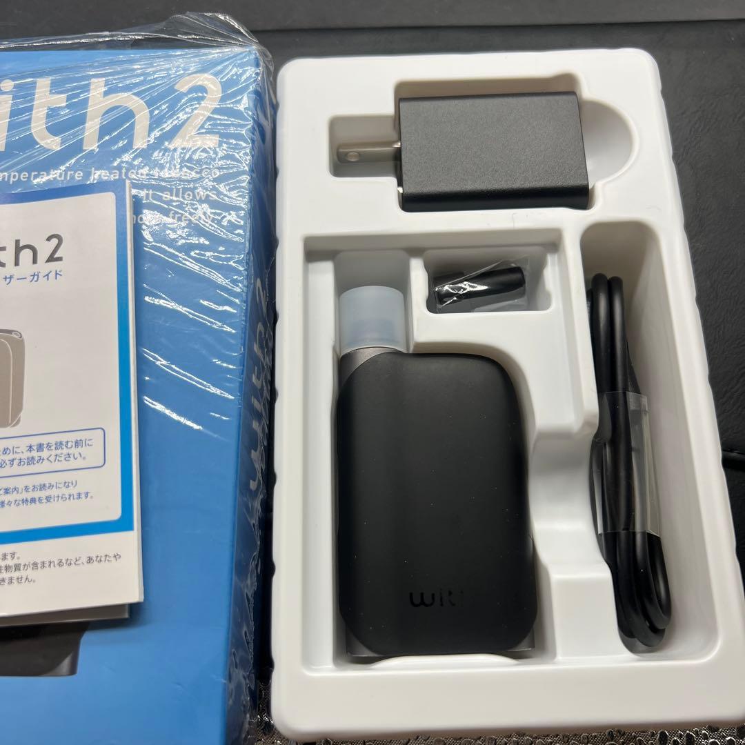 【訳あり格安】with2 ウィズツー 本体 スターターキット ブラック 黒　中古 — image 2