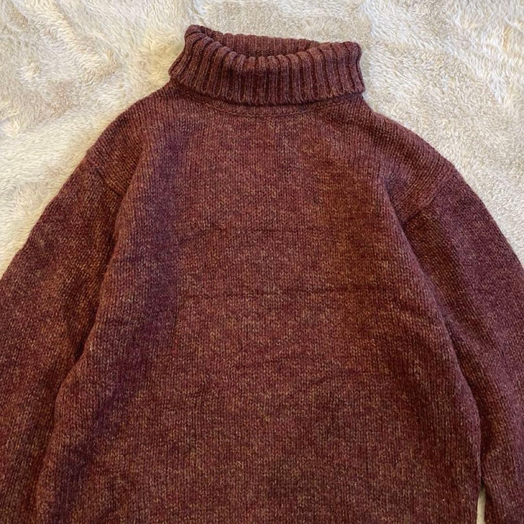 LUCKY STRIKE♡90's メンズ タートルネックニット ウール L — image 2