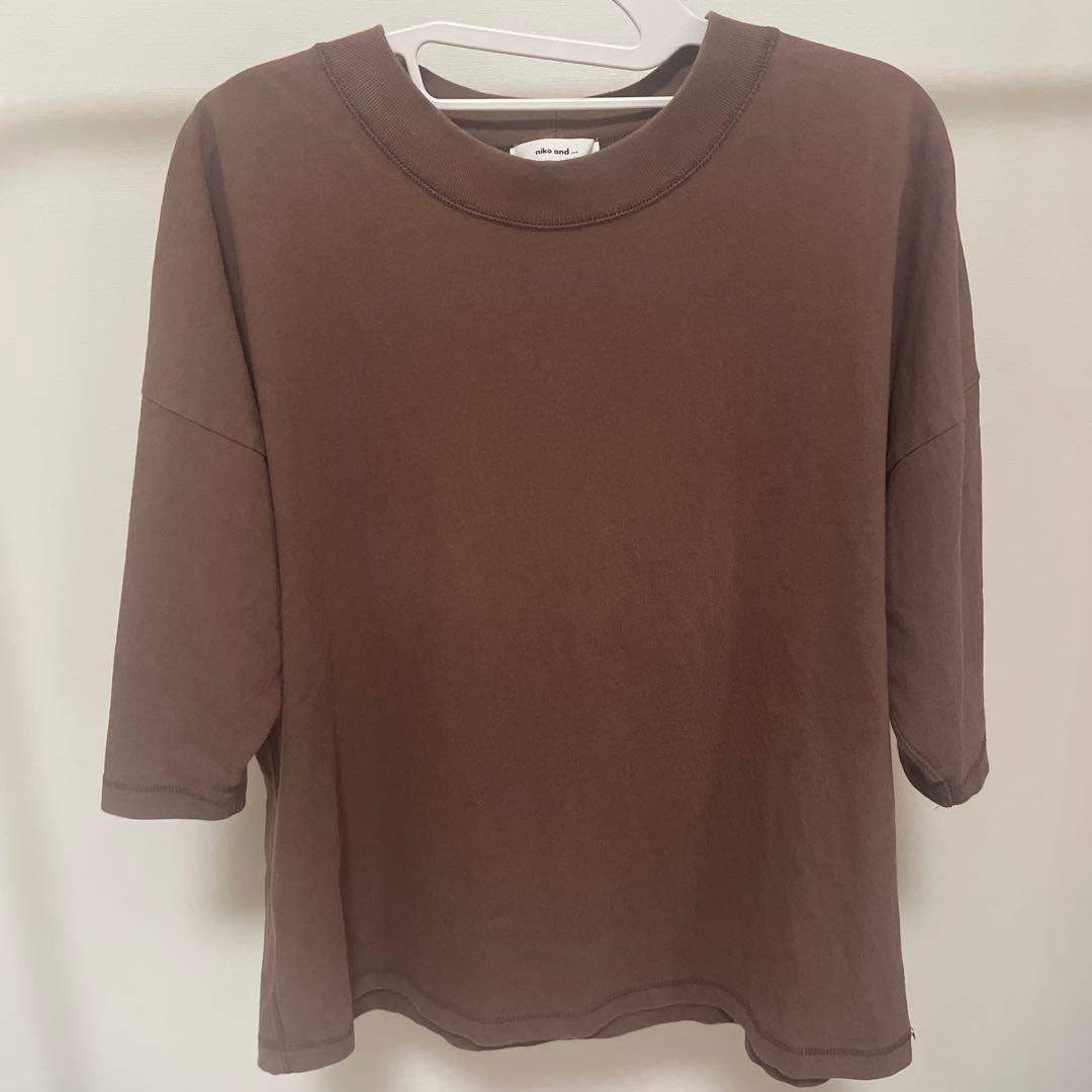 niko and... 五分袖 Tシャツ ブラウン【美品】 — image 2