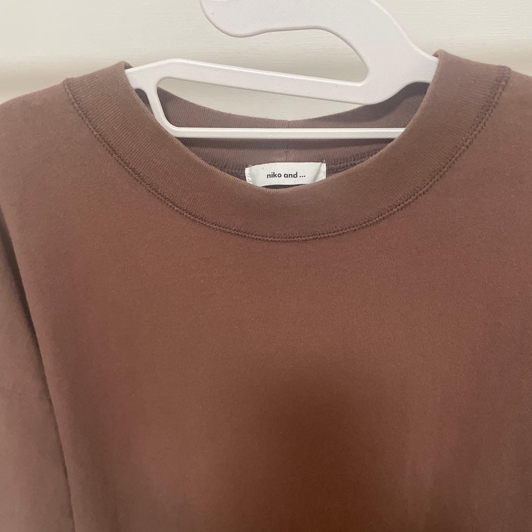 niko and... 五分袖 Tシャツ ブラウン【美品】 — image 3