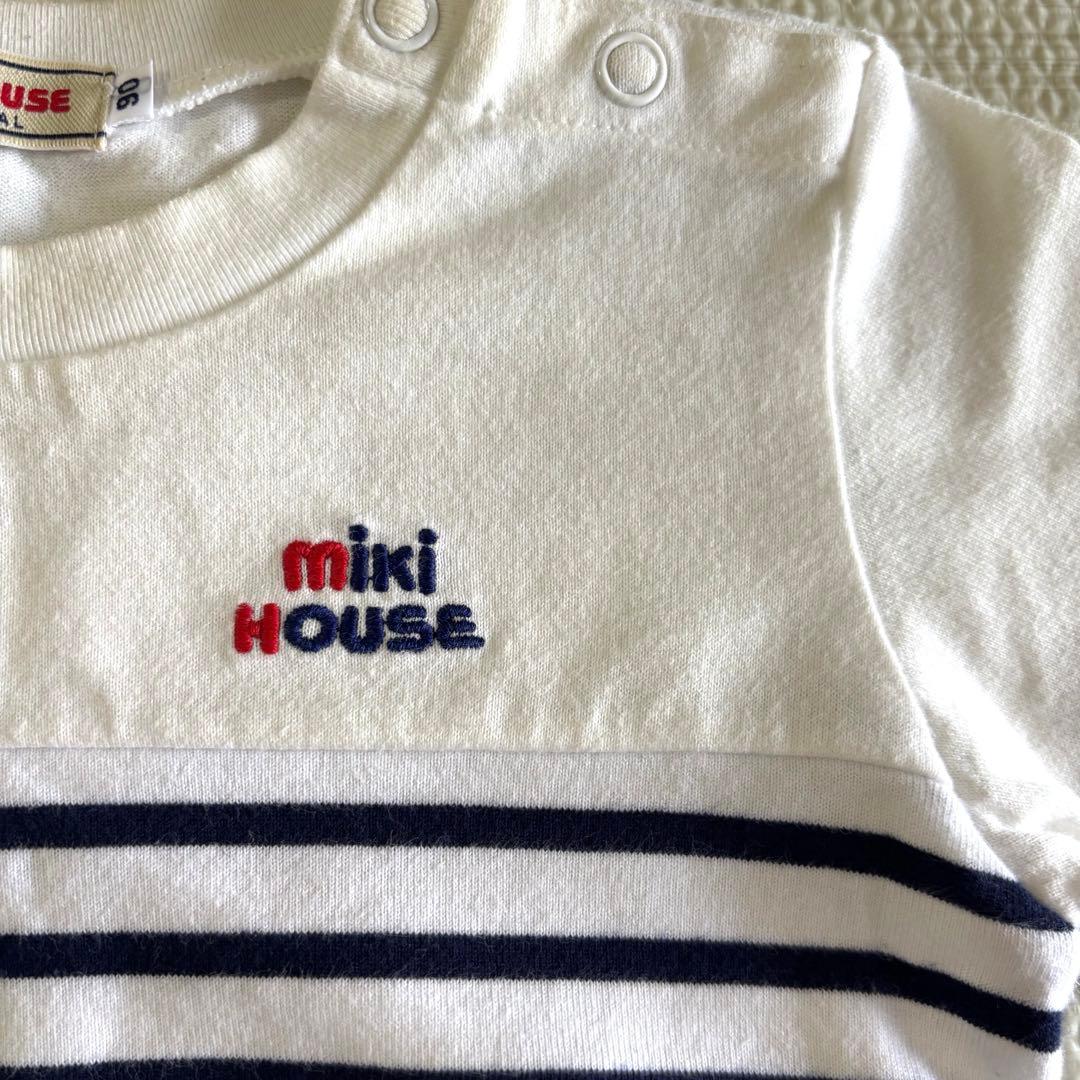 MIKIHOUSE ボーダー 半袖Tシャツ 90 — image 3