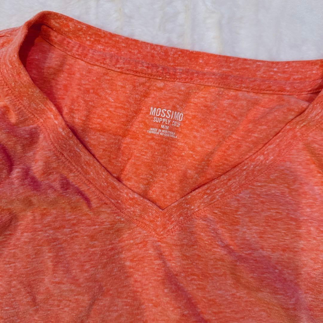 ⭐️匿名配送 オレンジ Tシャツ 長袖 レディース 古着 シンプル 無地 — image 5