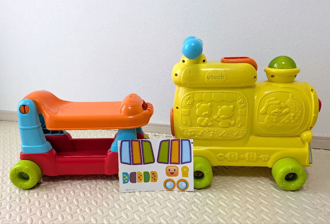 【エコメルカリ便限定】VTech 遊びも学びも！ウォーカー＆ライドABCトレイン — image 2