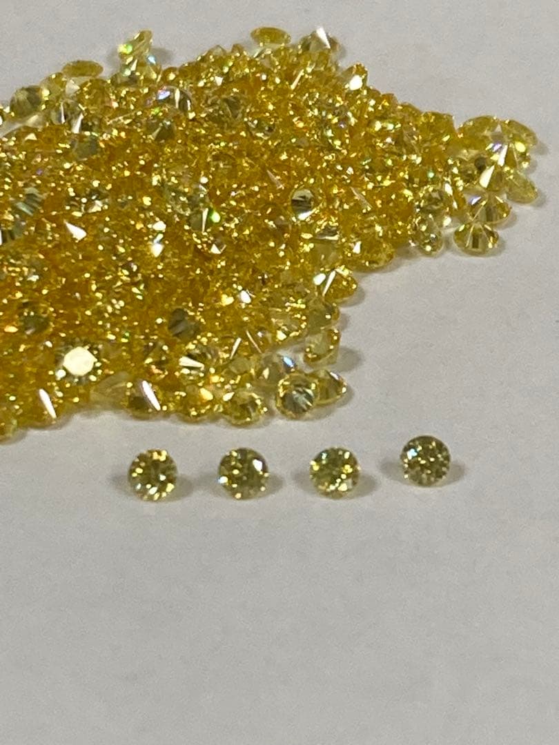 スーパーCZ イエロー490個　現品限り — image 4